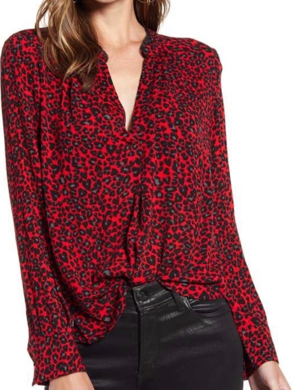 Zadig & Voltaire Tink Leo Leopard-Print Blouse